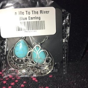 Beautiful blue earrings